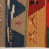 Origineel handgeknoopt Perzisch geometrisch Gabbeh tapijt met dierenmotieven - Geel, Wol