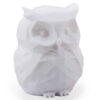 Decoratief Witte Uil Beeldje als Geschenk – Keramisch Vogelsculptuur