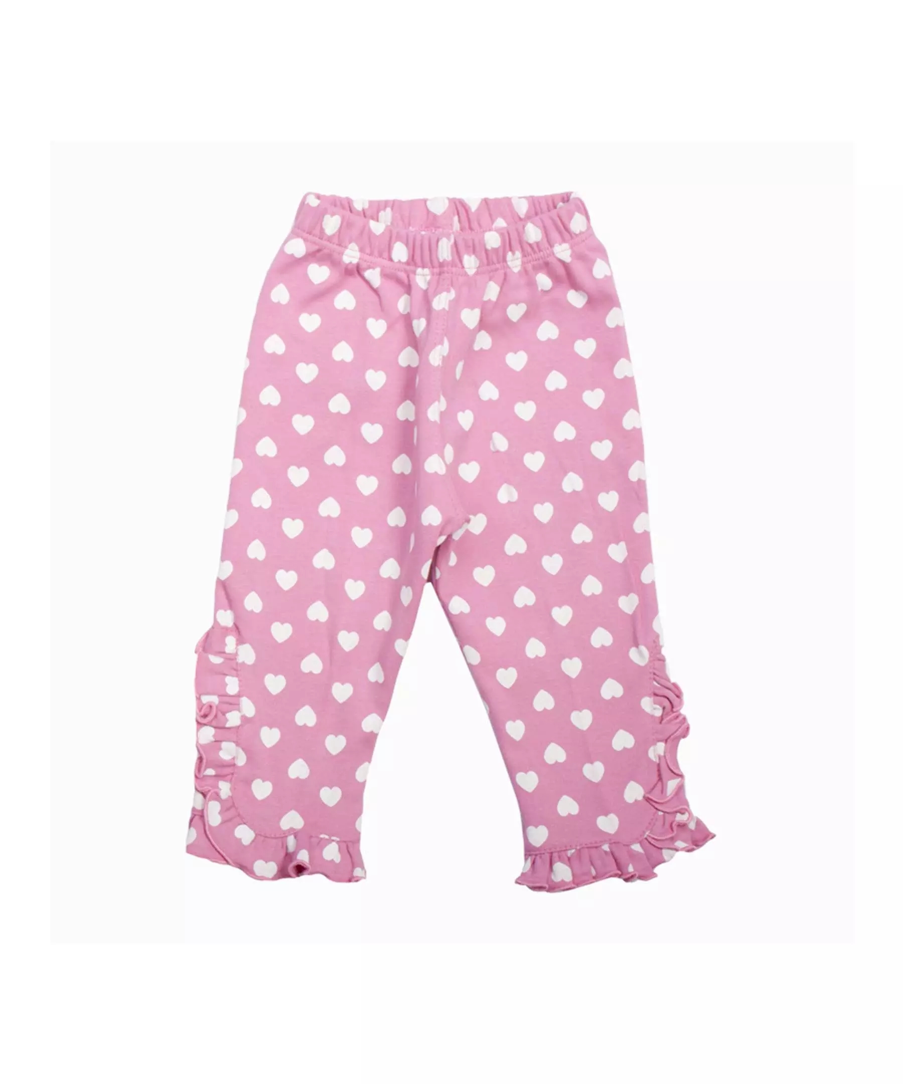 Baby Meisjes Pyjamaset met Lange Mouwen en Hartontwerp
