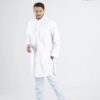 Witte Pakistaanse Kurta voor Mannen – Lang Shirt