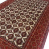 Handgeknoopt Perzisch Torkaman Tapijt (Tribaal Bukhara Design) - Rode Wol