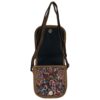 Perzische Crossbody Tas — Bruin Paisley Design