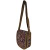 Perzische Crossbody Tas — Bruin Paisley Design