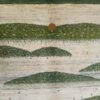 Handgeknoopt Perzisch Gabbeh tapijt met dierenmotieven - Groen, Wol