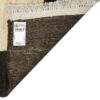 Echt handgeknoopt Perzisch minimalistisch Gabbeh tapijt - Met rand, Crème & Bruin, Wol