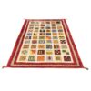 Handgeknoopt Perzisch Kheshti Gabbeh tapijt - Geometrisch, Crème, Wol
