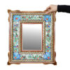 Houten Spiegelframe – Khatamkari-mozaïek Miniatuur Ontwerp