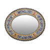 Perzisch Houten Spiegelframe – Khatamkari Ellips Model