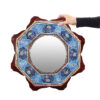 Perzisch Houten Spiegelframe – Khatamkari Achthoekig Model