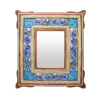 Perzisch Houten Spiegelframe – Khatamkari Pauw & Bloemen