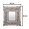 Perzisch Houten Spiegelframe – Khatamkari Pauw & Bloemen
