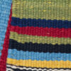 Blauwe geometrische Perzische Kelim, authentiek handgeweven ambacht