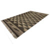 Perzische Shiraz Kelim, geometrisch in bruin, echt handwerk