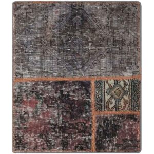 Vintage Patchwork Tapijt Geometrisch – Katoen