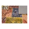 Vintage Patchwork Tapijt Baksteenrood – Vierkant Mix