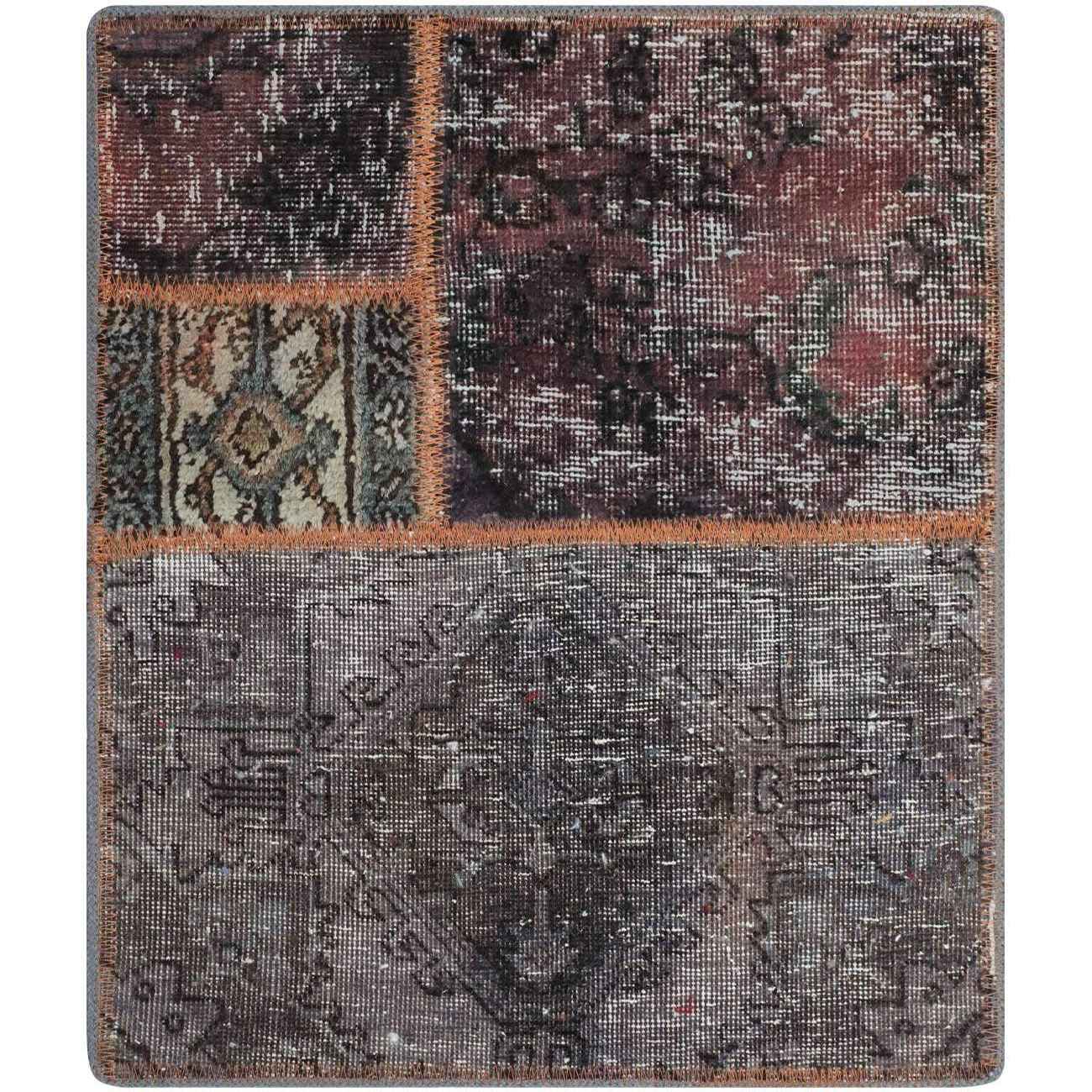 Vintage Patchwork Tapijt Geometrisch – Katoen