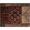 Vintage Patchwork Tapijt Bruin – Rechthoekig Katoen
