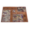 Vintage Patchwork Tapijt Geometrisch Bruin – Mix