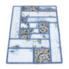 Perzisch Handgeknoopt Patchwork Tapijt – Lichtblauw