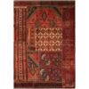 Vintage Patchwork Tapijt Geometrisch Rood – Mix