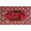 Vintage Patchwork Tapijt Klassiek Rood – Katoen