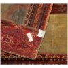 Vintage Patchwork Tapijt Geometrisch Rood – Katoen