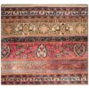 Vintage Patchwork Tapijt Gestreept – Crème Katoen