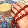 Islamitische Agaat Rozenkrans met 33 Gebedskralen – Tasbih Rood II