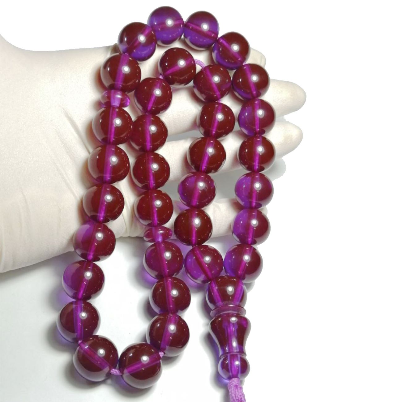 Islamitische Sandalus Hars Rozenkrans met 33 Gebedskralen – Tasbih