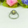 Gele Citrien Zilveren Ring – Model Mastaneh