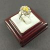 Gele Citrien Zilveren Ring – Model Anahita