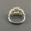Gele Citrien Zilveren Ring – Model Gelareh