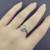 Gele Citrien Zilveren Ring – Model Sussan
