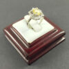 Gele Citrien Zilveren Ring – Model Sussan