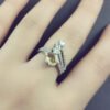 Gele Citrien Zilveren Ring – Klassieke Verloving