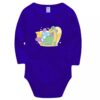 Set van 4 Babyrompers – Dinosaurus Ontwerp Katoen