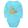 Set van 4 Babyrompers – Dinosaurus Ontwerp Katoen