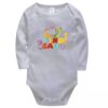 Set van 4 Babyrompers – Dinosaurus Ontwerp Katoen