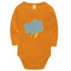 Set van 5 Babyrompers – Maansikkel Ontwerp Lange Mouwen