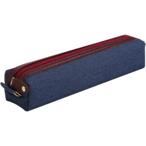 Pennenzak Donkerblauw met Rits voor School & Kantoor