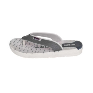 Strandslippers voor Heren – Wit & Grijs