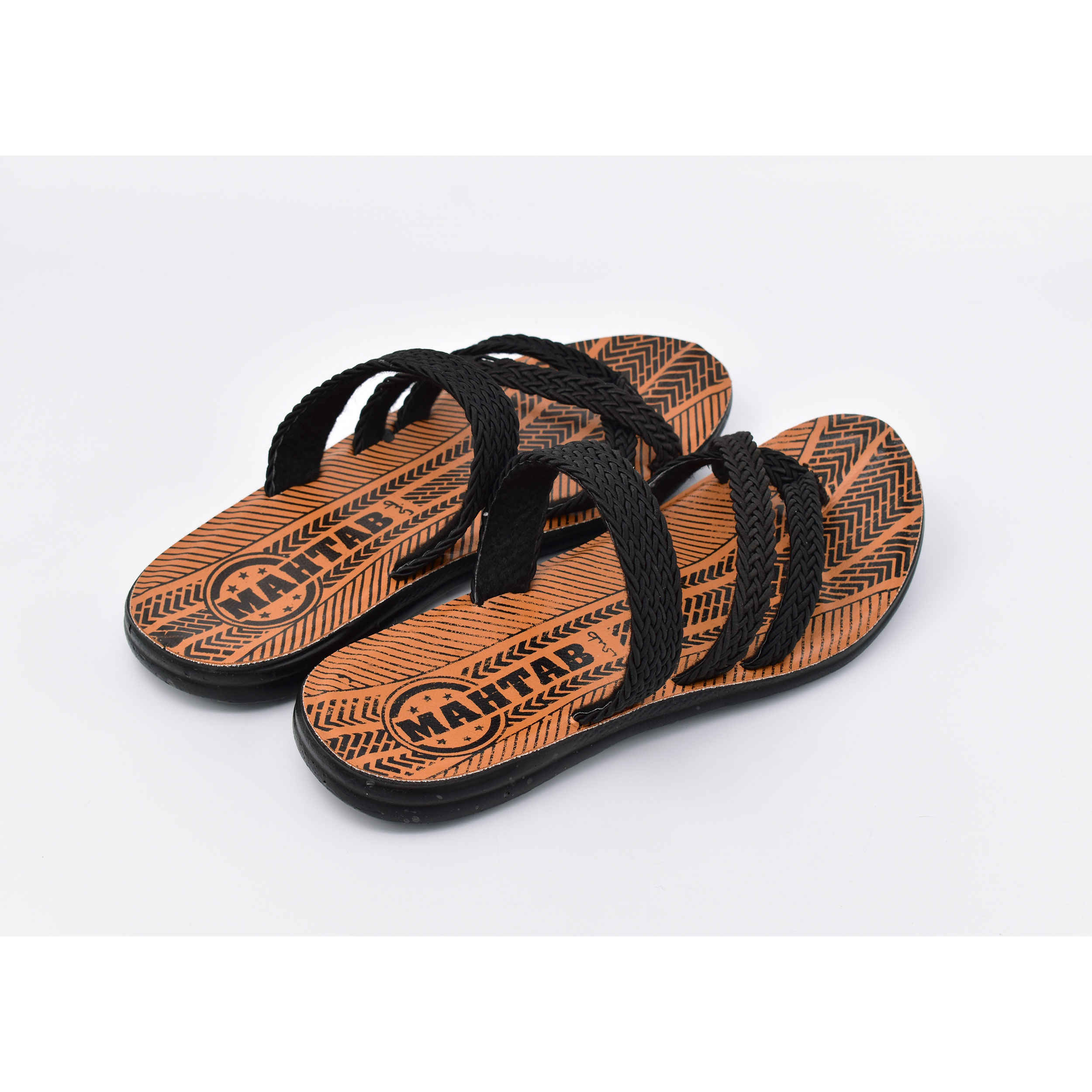 Antislip Strandslippers voor Heren – Oranje