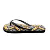 Teenslippers met Open Neus – Geel Geometrisch