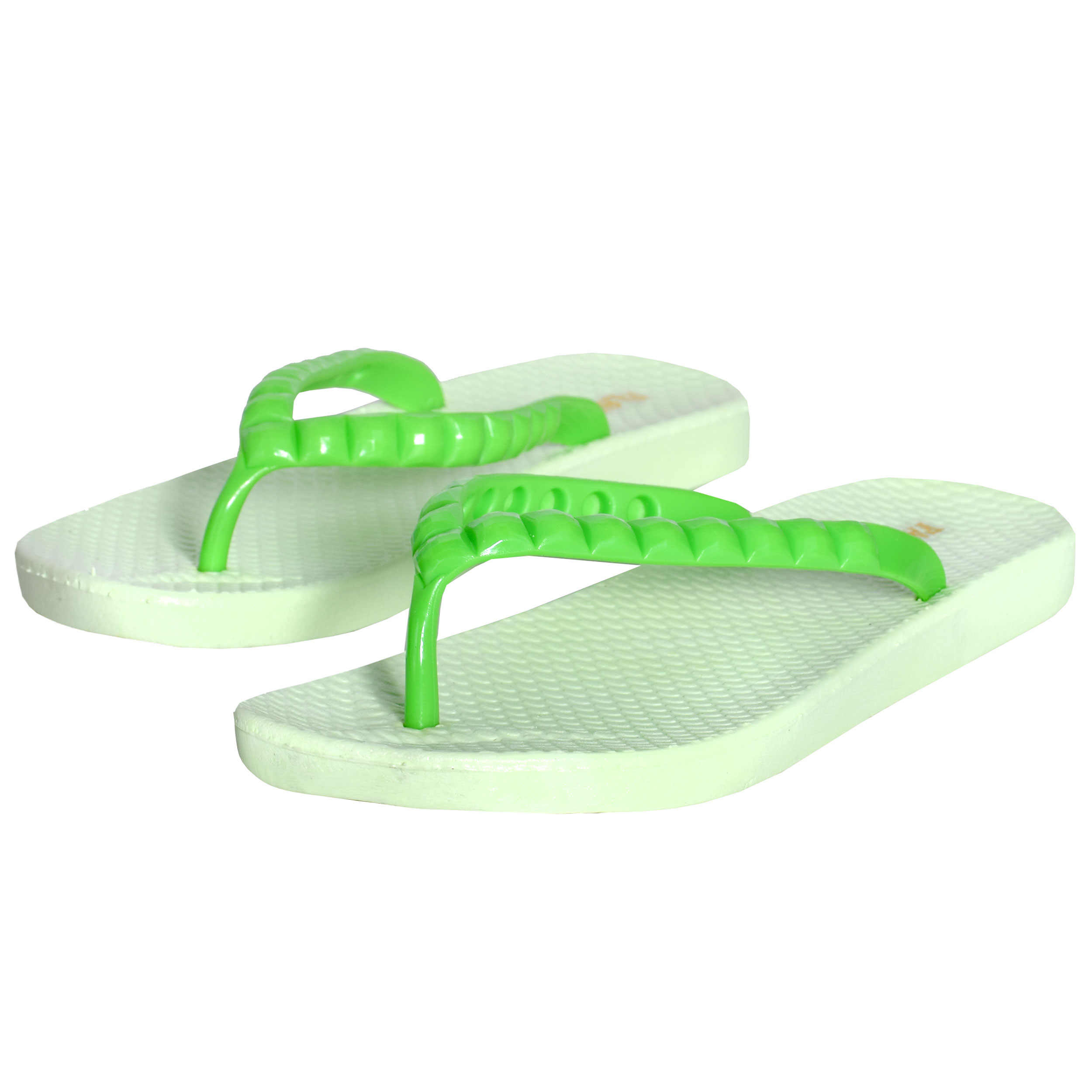Teenslippers voor Dames & Strand – Lichtgroen