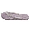 Teenslippers voor Dames – Purper-Wit Gestreept