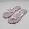 Teenslippers voor Dames – Purper-Wit Gestreept