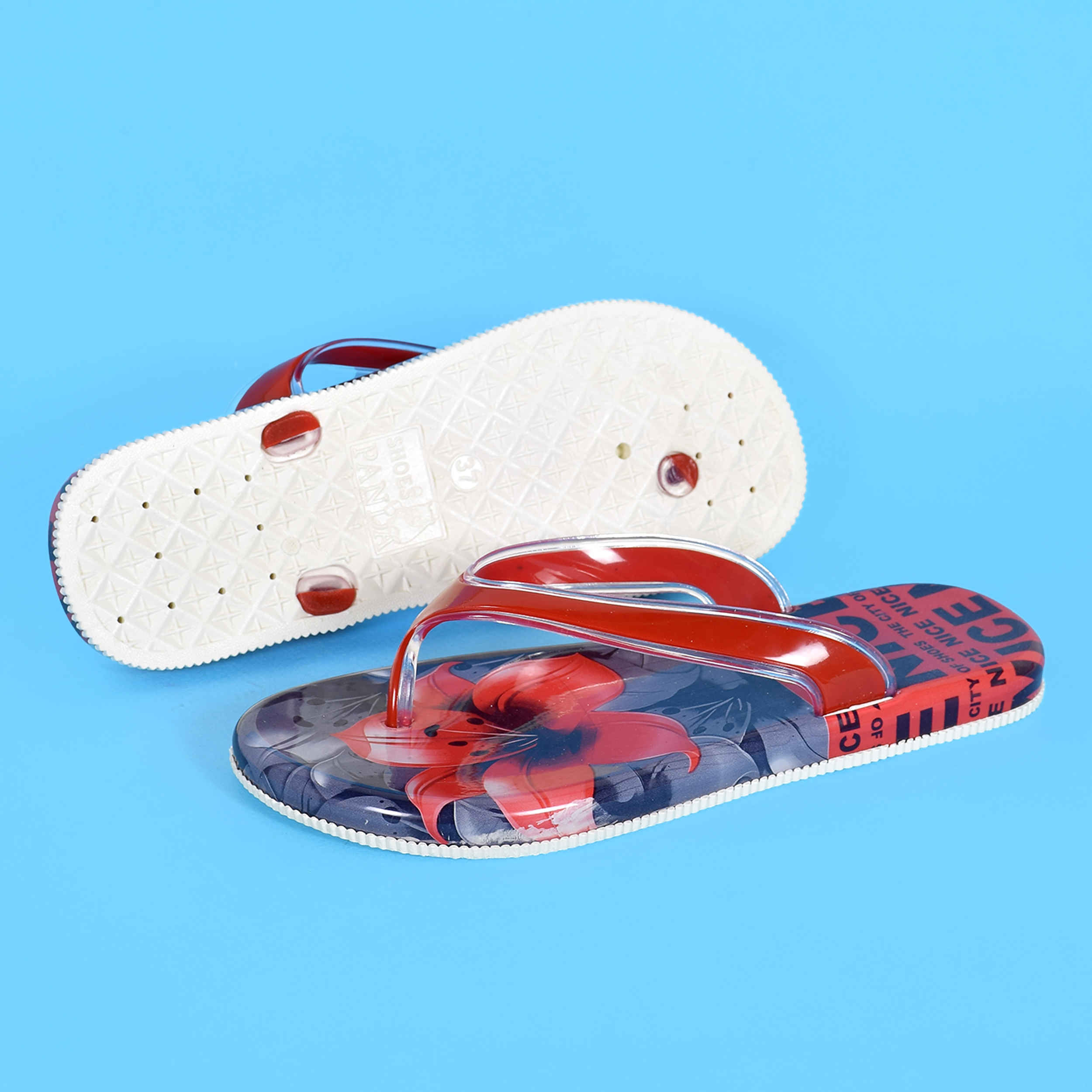 Pluizige Teenslippers voor Dames & Strand