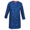 Dames Medische Uniform Top in Blauw