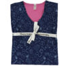 Dames Medische Uniform Top in Blauw