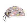 Dames Dierenarts Uniform met Muts – Grijs